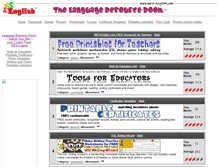 Tablet Screenshot of language-resources.mes-english.com